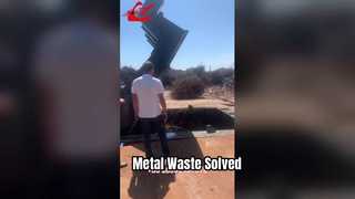 시청: 폐기물 관리 쇼케이스를 위한 견고한 폐금속 포장기 장비