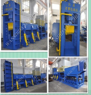 Industrial Metal Baler Machine For Ferrous And Non-Ferrous Recycling, 400×400mm Bale Size