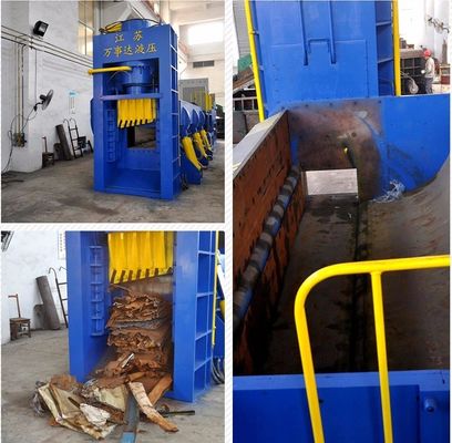Metal Baler Shear For Scrap Yard With 4000 KN Cutting Force And Automatic PLC Operation System