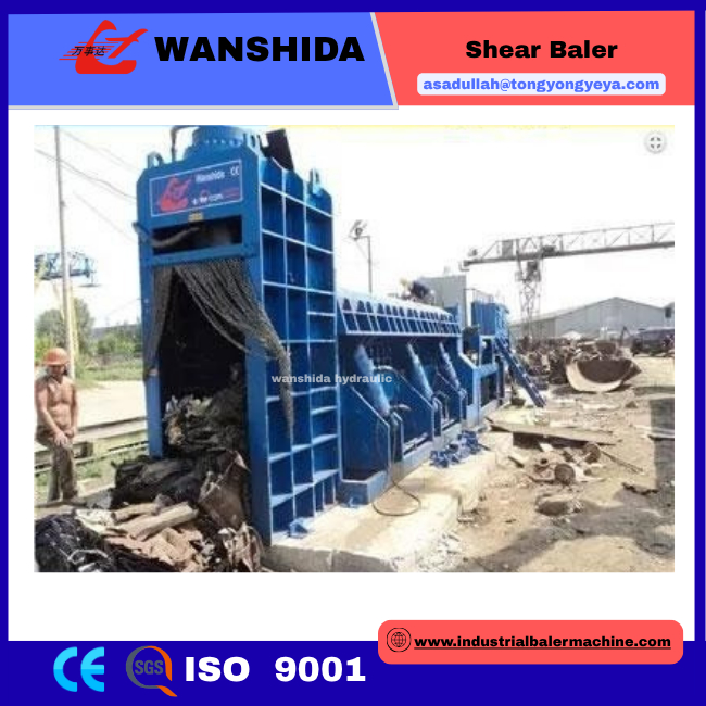 1000 Ton Hydraulic Shear, 290kW Power, 2-3 Cuts Per Minute Cutting Speed, Ideal For Processing Scrap Steel Plates, Round Bars, And Square Steel