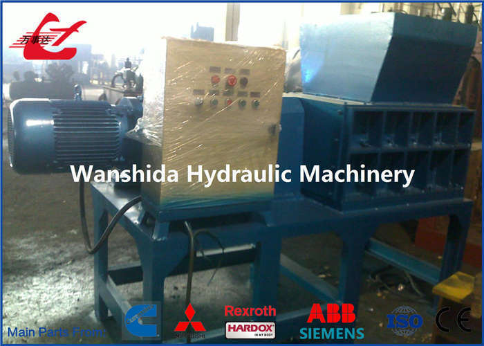 Easy Maintenance 7.5 kW Metal Shredder with 30 × 30 mm Output for Scrap Recycling