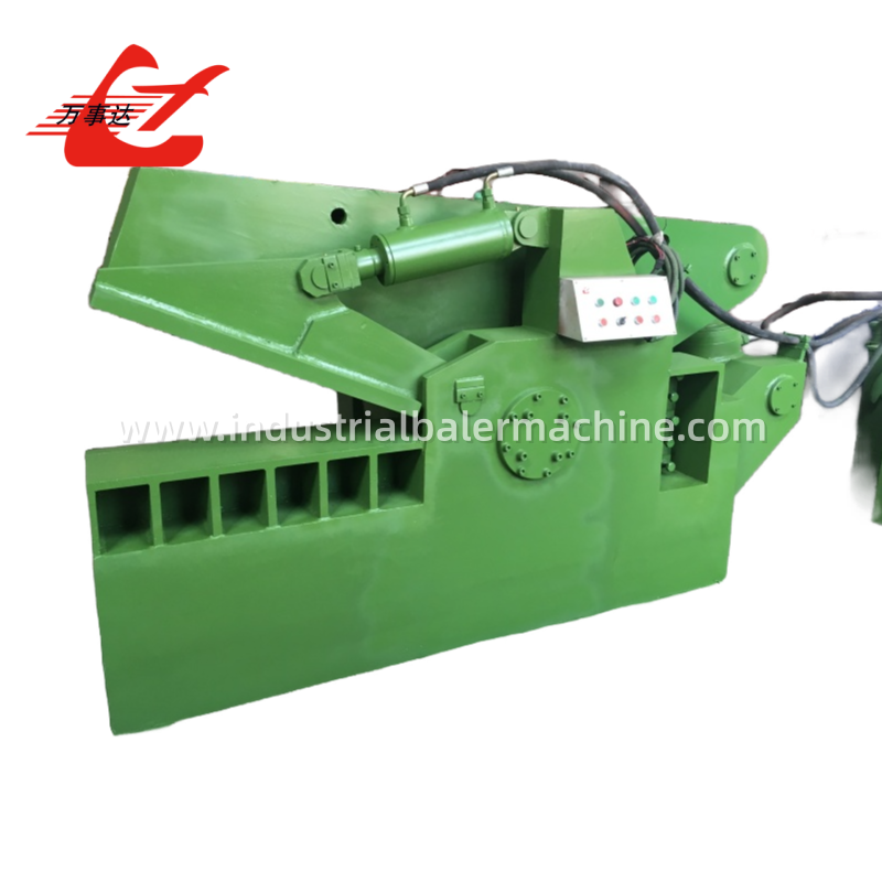 Hydraulic Alligator Shear 630kN Scrap Metal Cutting Machine with 600mm Blade for Steel Bar