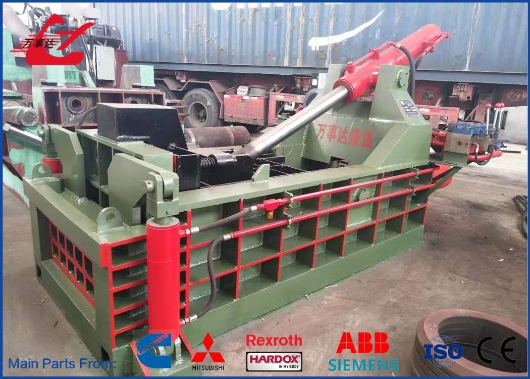 Compact Structure Metal Baler Y83Q-135 Flexible Bale Size Space Saving Design Low Energy Consumption