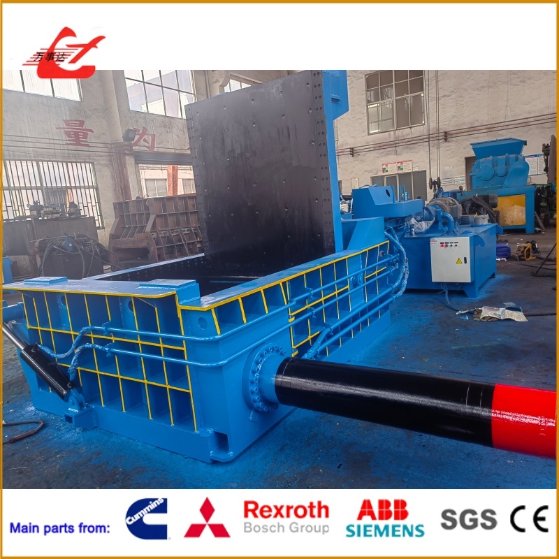 Hydraulic Scrap Metal Baler 3500-4500 Kg/H High Output Turn Out Discharge