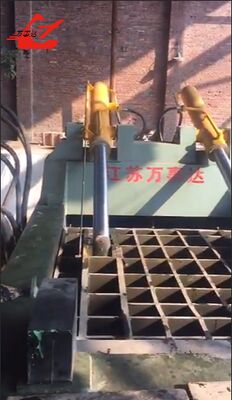 중량 60kW 수압 폐기물 금속 발레어 2500 KN 힘